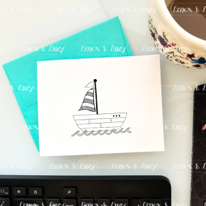 Sail Boat | 6 Greeting Cards