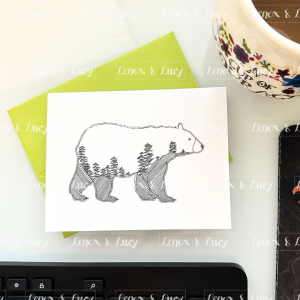 Woodsy Bear | 6 Greeting Cards