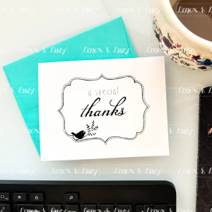 Special Thanks | 6 Greeting Cards