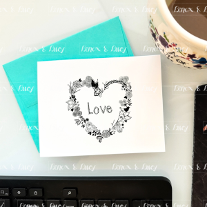 Love Wreath | 6 Greeting Cards
