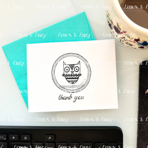 Thank You Owl | 6 Greeting Cards